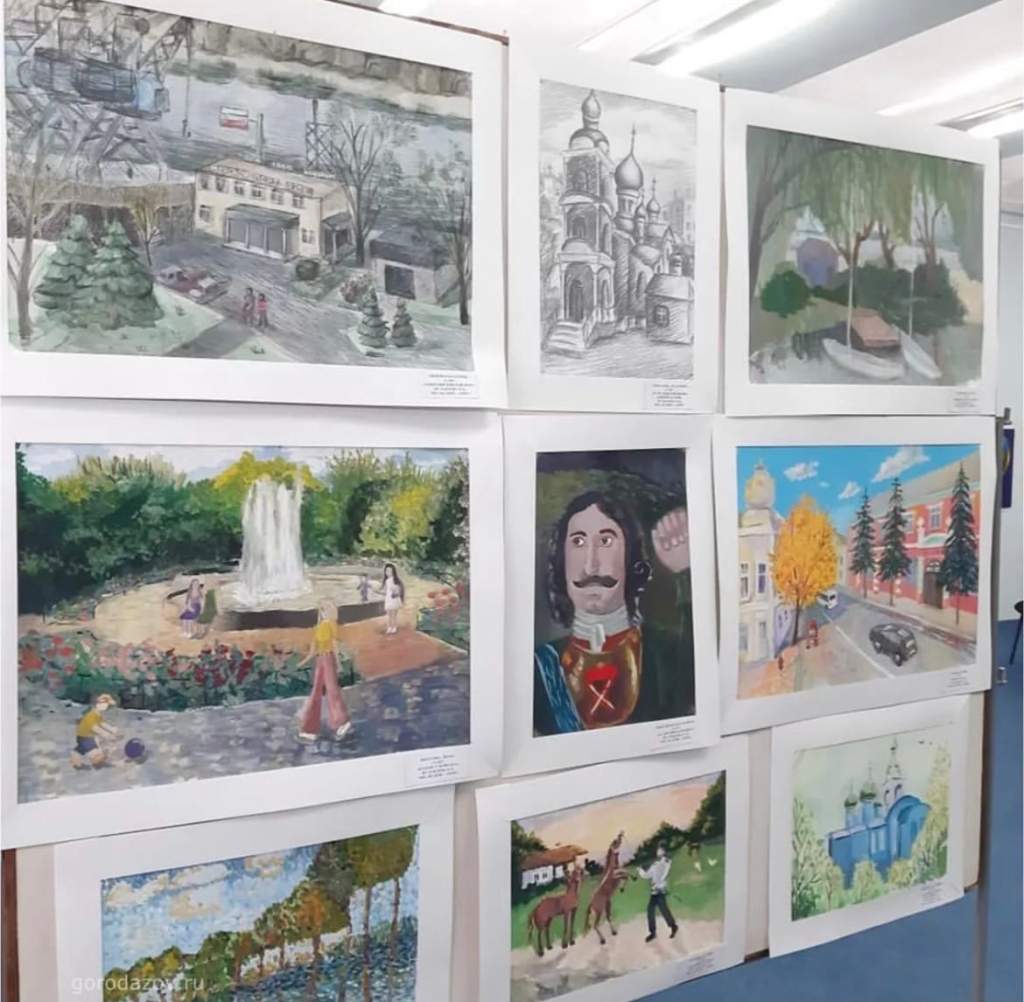В «Меценате» открылась выставка работ учащихся художественной школы