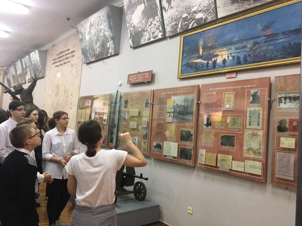 Уроки мужества в Азовском музее-заповеднике