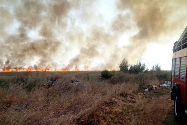 В Азовском районе объявлен режим чрезвычайной пожароопасности