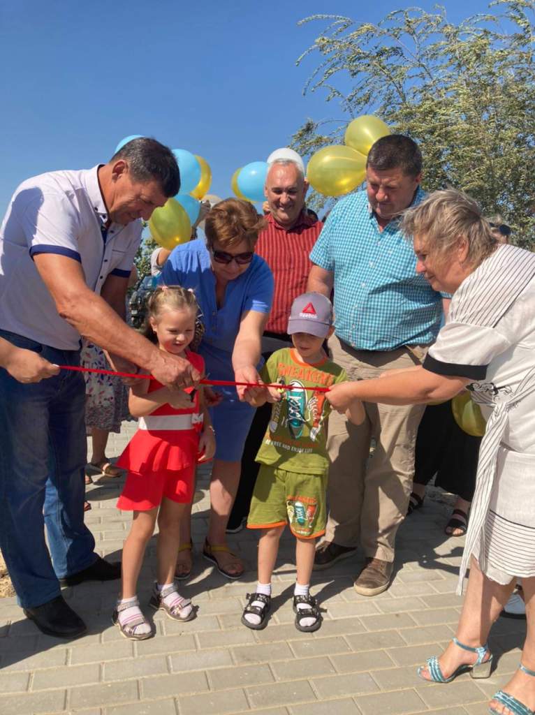 В селе Стефанидинодар построили новую детскую площадку
