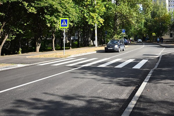 В Азове завершили капитальный ремонт улицы Промышленной