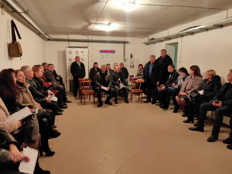 В Азовском районе провели практическое занятие по порядку организации подземных укрытий