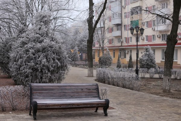 В Азовском районе мороз усилится до –9° С, возможен снег