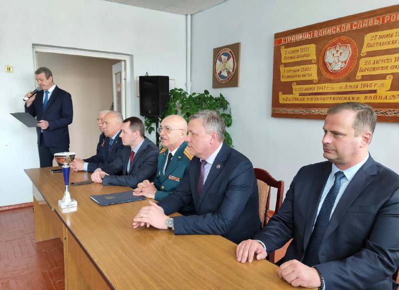 В Азовском военкомате прошло торжественное собрание в честь 105-я военных комиссариатов