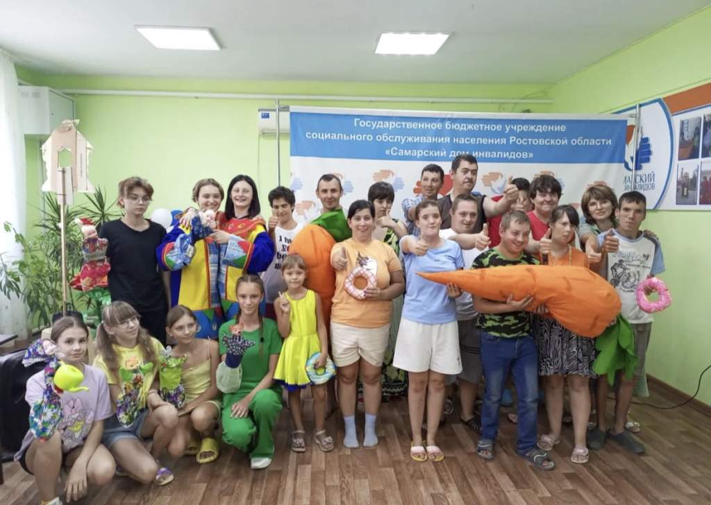 В Самарском Доме инвалидов показали спектакль «Репка»