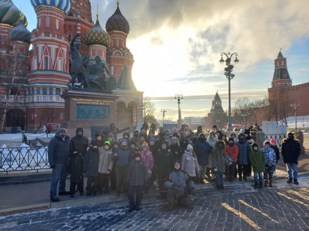 Воспитанники военно-патриотического клуба «Азовский дозор» побывали в Москве