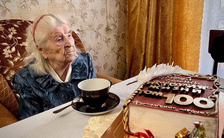 В Азове поздравили с вековым юбилеем ветерана Великой Отечественной войны