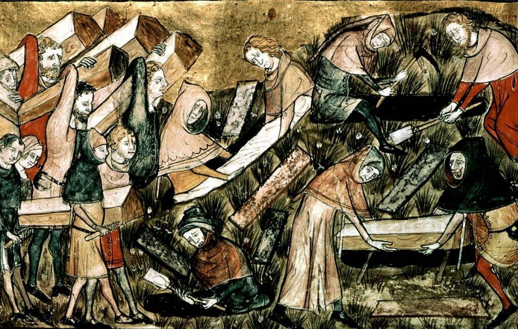 The Annales of Gilles de Muisit: The plague in Tournai,, 1349,, France,, Brussels, Royal Library, . (Photo by: Photo12/Universal Images Group via Getty Images) Журналист